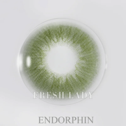 FreshLady Love Story Lentilles De Contact Colorées Vert Endorphine Annuelles