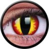 ColourVUE Lentes de contacto de color Dragon Eyes Rojo Amarillo Halloween de 1 día de uso