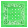 Kelly Green Paisley-Bandana-Kopftuch