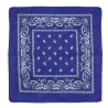 Dunkelblaues Paisley-Bandana-Kopftuch