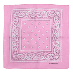 Foulard bandana rose bébé à...