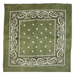 Sciarpa Bandana Paisley dorata