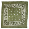 Foulard Bandana Paisley Doré