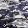 Blaues Camouflage-Bandana-Kopftuch