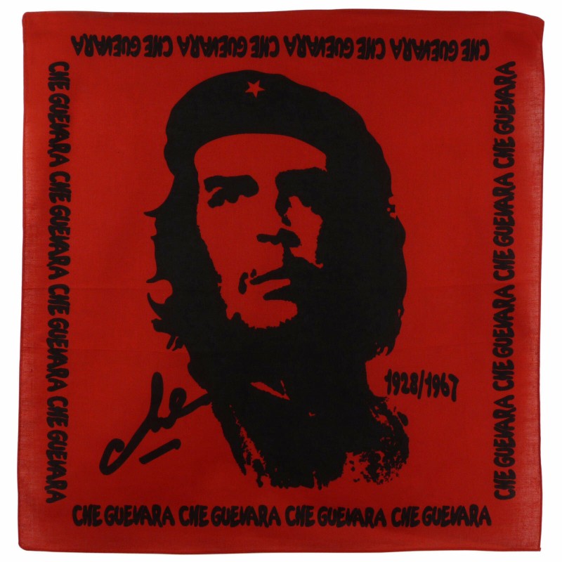 Pañuelo para la cabeza con diseño de Che Guevara