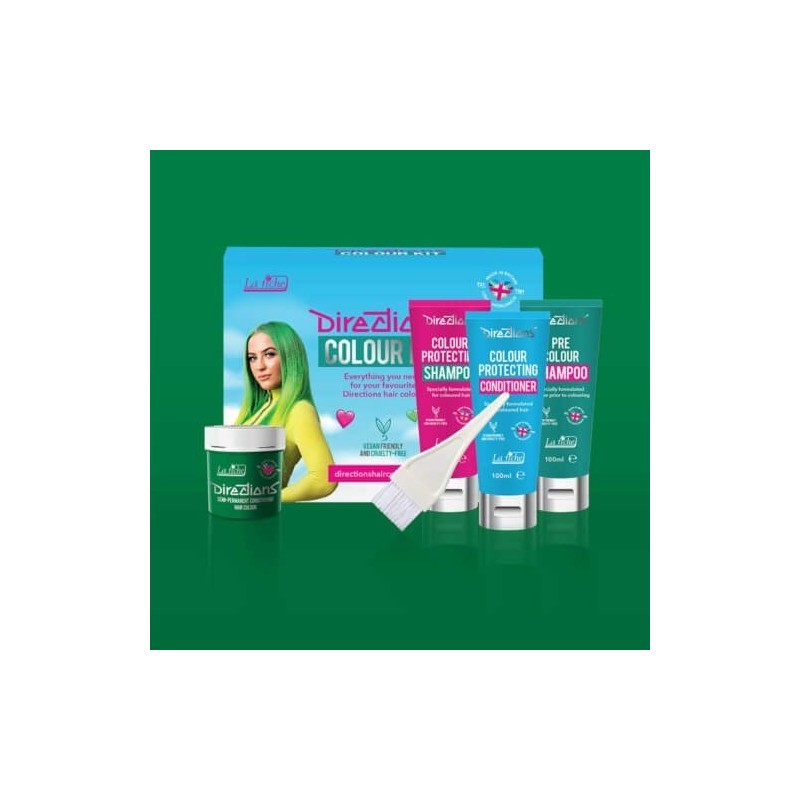 Istruzioni Kit Colorazione Per Capelli Verde Mela