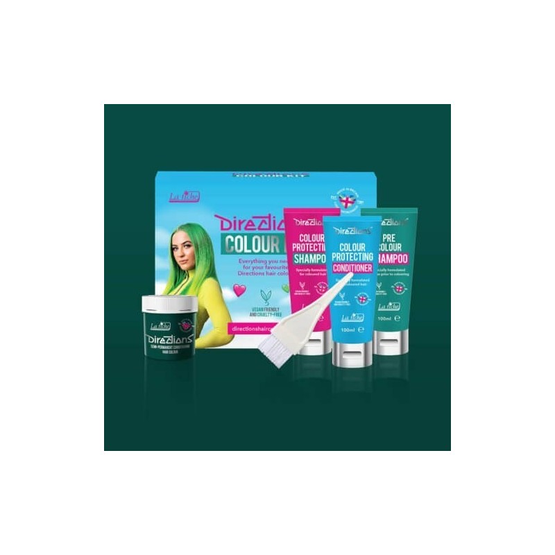 Istruzioni Kit Colorazione Capelli Verde Alpino