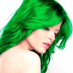 Tinte para el cabello verde reactivo UV semipermanente Stargazer