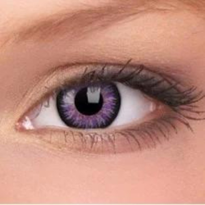 Lentes de contacto de color ColourVue Violet Glamour